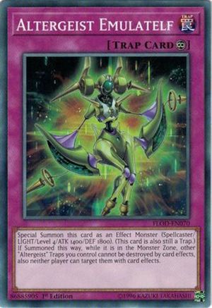 Altergeist Emulatelf (FLOD-EN070) - Flames of Destruction 1st Edition