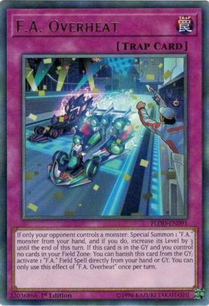 F.A. Overheat (FLOD-EN091) - Flames of Destruction 1st Edition