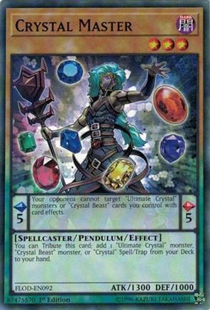 Crystal Master (FLOD-EN092) - Flames of Destruction 1st Edition