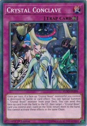 Crystal Conclave (FLOD-EN099) - Flames of Destruction 1st Edition