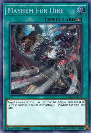 Mayhem Fur Hire (DASA-EN025) - Dark Saviors 1st Edition