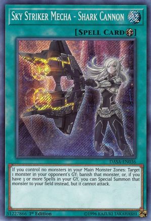 Sky Striker Mecha - Shark Cannon (DASA-EN036) - Dark Saviors 1st Edition