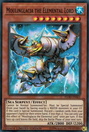 Moulinglacia the Elemental Lord (FLOD-ENSE2) - Flames of Destruction Limited