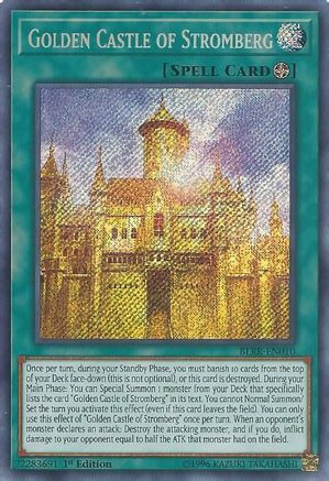 Golden Castle of Stromberg (BLRR-EN010) - Battles of Legend: Relentless Revenge 1st Edition