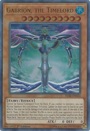 Gabrion, the Timelord (BLRR-EN024) - Battles of Legend: Relentless Revenge 1st Edition