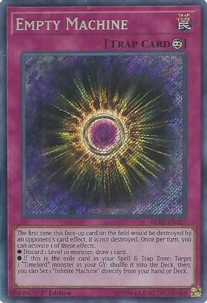 Empty Machine (BLRR-EN027) - Battles of Legend: Relentless Revenge 1st Edition