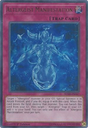Altergeist Manifestation (BLRR-EN067) - Battles of Legend: Relentless Revenge 1st Edition