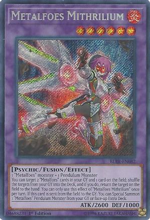 Metalfoes Mithrilium (BLRR-EN082) - Battles of Legend: Relentless Revenge 1st Edition