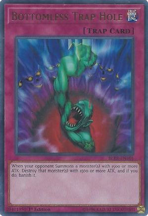 Bottomless Trap Hole (BLRR-EN101) - Battles of Legend: Relentless Revenge 1st Edition