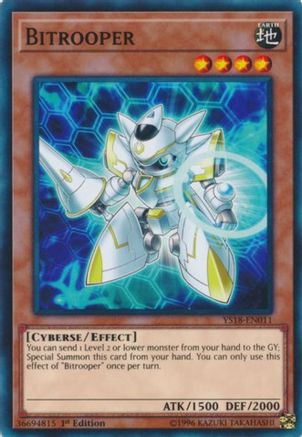 Bitrooper (YS18-EN011) - Starter Deck: Codebreaker 1st Edition