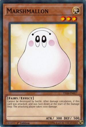 Marshmallon (YS18-EN017) - Starter Deck: Codebreaker 1st Edition