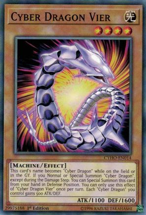 Cyber Dragon Vier (CYHO-EN014) - Cybernetic Horizon Unlimited