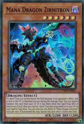 Mana Dragon Zirnitron (CYHO-EN021) - Cybernetic Horizon 1st Edition