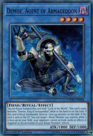 Demise, Agent of Armageddon (CYHO-EN028) - Cybernetic Horizon Unlimited