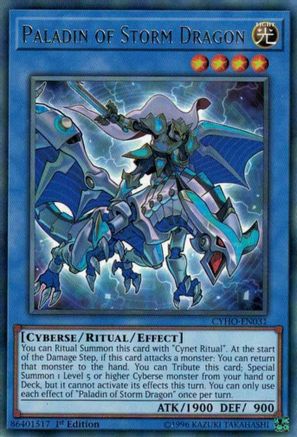 Paladin of Storm Dragon (CYHO-EN031) - Cybernetic Horizon Unlimited