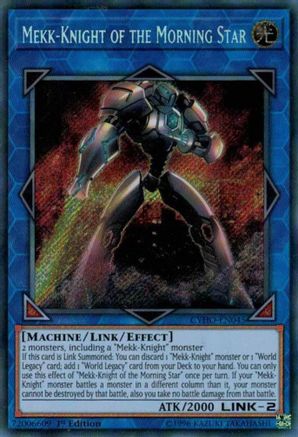 Mekk-Knight of the Morning Star (CYHO-EN045) - Cybernetic Horizon 1st Edition