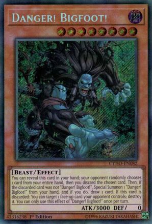 Danger! Bigfoot! (CYHO-EN082) - Cybernetic Horizon 1st Edition