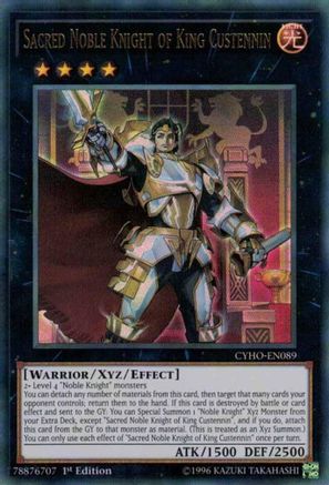 Sacred Noble Knight of King Custennin (CYHO-EN089) - Cybernetic Horizon Unlimited