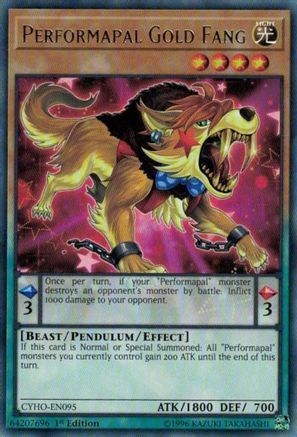 Performapal Gold Fang (CYHO-EN095) - Cybernetic Horizon Unlimited