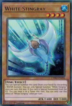 White Stingray (CYHO-EN096) - Cybernetic Horizon 1st Edition