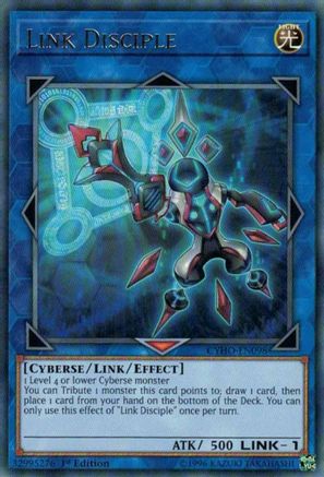 Link Disciple (CYHO-EN098) - Cybernetic Horizon 1st Edition