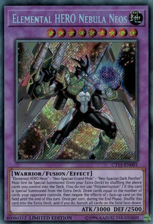 Elemental HERO Nebula Neos (CT15-EN001) - 2018 Mega-Tins Limited