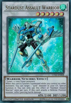 Stardust Assault Warrior (CT15-EN008) - 2018 Mega-Tins Limited