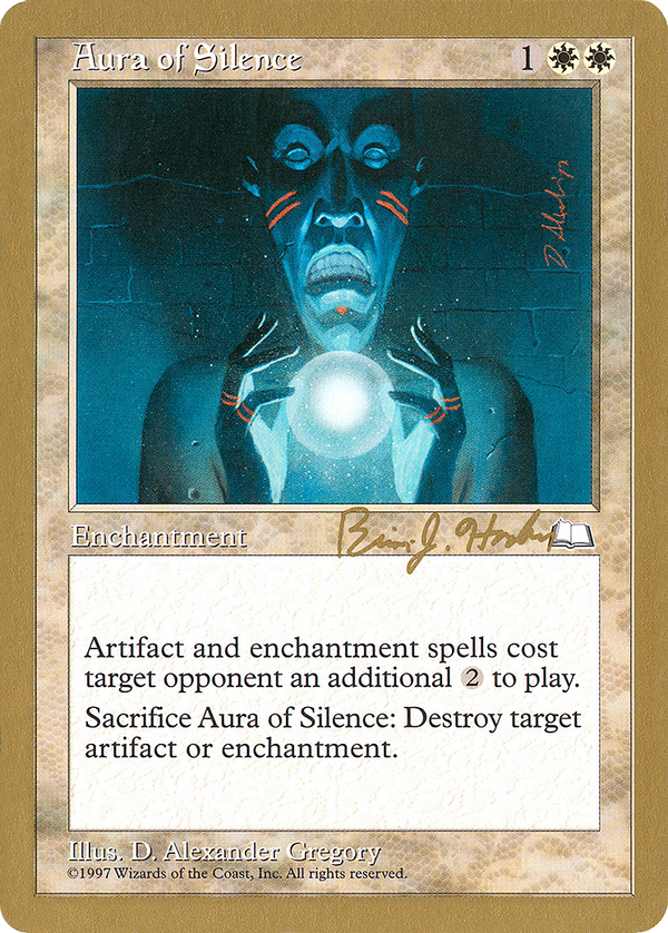 Aura of Silence (Brian Hacker) [World Championship Decks 1998]