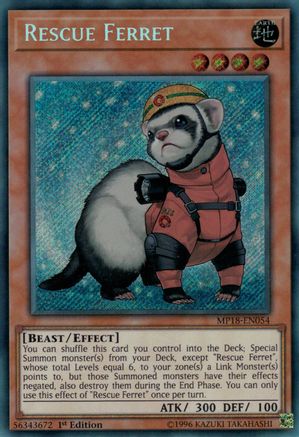 Rescue Ferret (MP18-EN054) - 2018 Mega-Tins Mega Pack 1st Edition