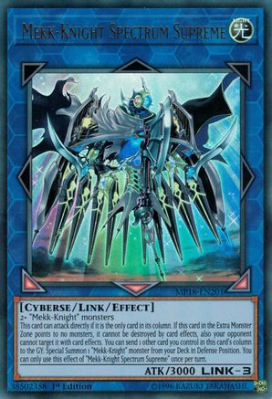 Mekk-Knight Spectrum Supreme (MP18-EN201) - 2018 Mega-Tins Mega Pack 1st Edition
