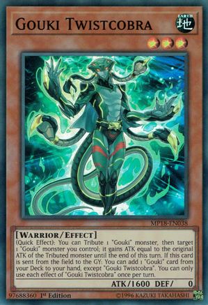 Gouki Twistcobra (MP18-EN038) - 2018 Mega-Tins Mega Pack 1st Edition