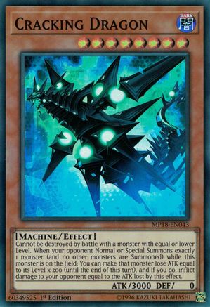 Cracking Dragon (MP18-EN043) - 2018 Mega-Tins Mega Pack 1st Edition