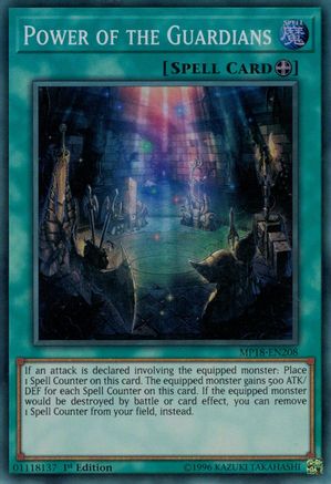 Power of the Guardians (MP18-EN208) - 2018 Mega-Tins Mega Pack 1st Edition