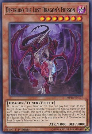Destrudo the Lost Dragon's Frisson (MP18-EN127) - 2018 Mega-Tins Mega Pack 1st Edition