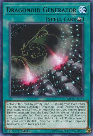 Dragonoid Generator (MP18-EN137) - 2018 Mega-Tins Mega Pack 1st Edition