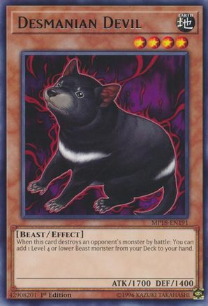 Desmanian Devil (MP18-EN191) - 2018 Mega-Tins Mega Pack 1st Edition