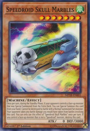 Speedroid Skull Marbles (MP18-EN001) - 2018 Mega-Tins Mega Pack 1st Edition