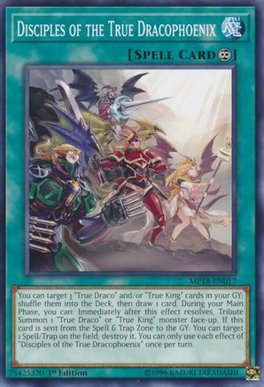 Disciples of the True Dracophoenix (MP18-EN017) - 2018 Mega-Tins Mega Pack 1st Edition