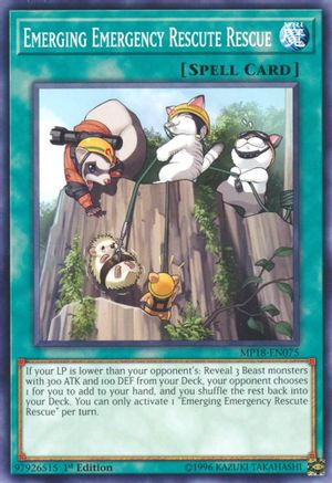 Emerging Emergency Rescute Rescue (MP18-EN075) - 2018 Mega-Tins Mega Pack 1st Edition