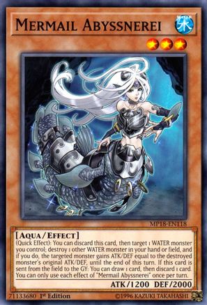 Mermail Abyssnerei (MP18-EN118) - 2018 Mega-Tins Mega Pack 1st Edition