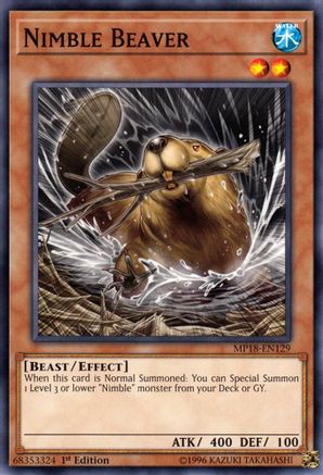 Nimble Beaver (MP18-EN129) - 2018 Mega-Tins Mega Pack 1st Edition