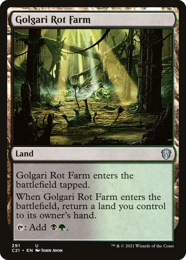 Golgari Rot Farm [Commander 2021]