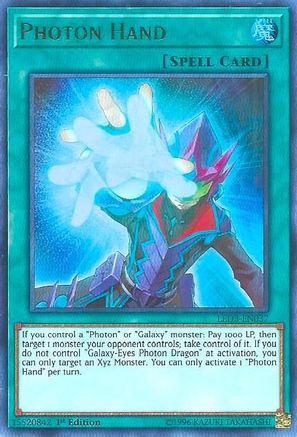 Photon Hand (LED3-EN037) - Legendary Duelists: White Dragon Abyss 1st Edition