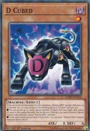 D Cubed (LEHD-ENA14) - Legendary Hero Decks 1st Edition