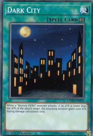 Dark City (LEHD-ENA20) - Legendary Hero Decks 1st Edition