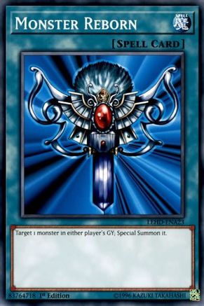 Monster Reborn (A) (LEHD-ENA23) - Legendary Hero Decks 1st Edition