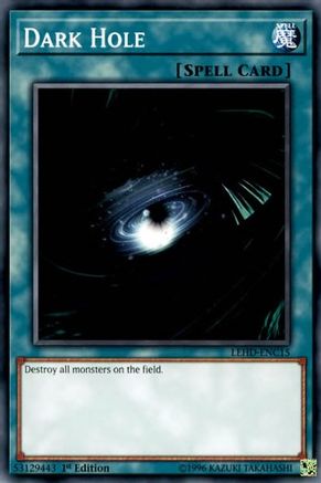 Dark Hole (LEHD-ENC15) - Legendary Hero Decks 1st Edition