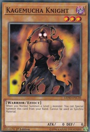 Kagemucha Knight (LEHD-ENC10) - Legendary Hero Decks 1st Edition