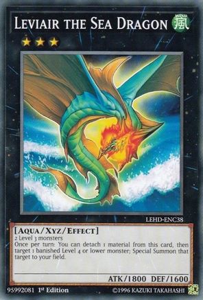 Leviair the Sea Dragon (LEHD-ENC38) - Legendary Hero Decks 1st Edition