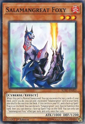 Salamangreat Foxy (SOFU-EN003) - Soul Fusion 1st Edition